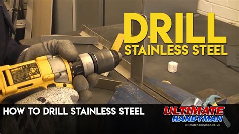 how to drill stainless sheet metal|stainless steel drilling instructions.